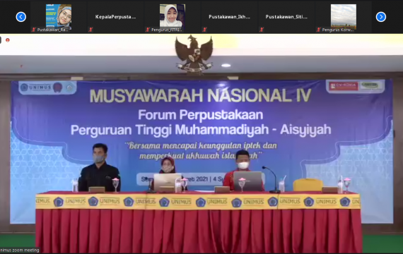 Munas IV Forum Perpustakaan Perguruan Tinggi Muhammadiyah-Aisyiyah (FPPTMA)